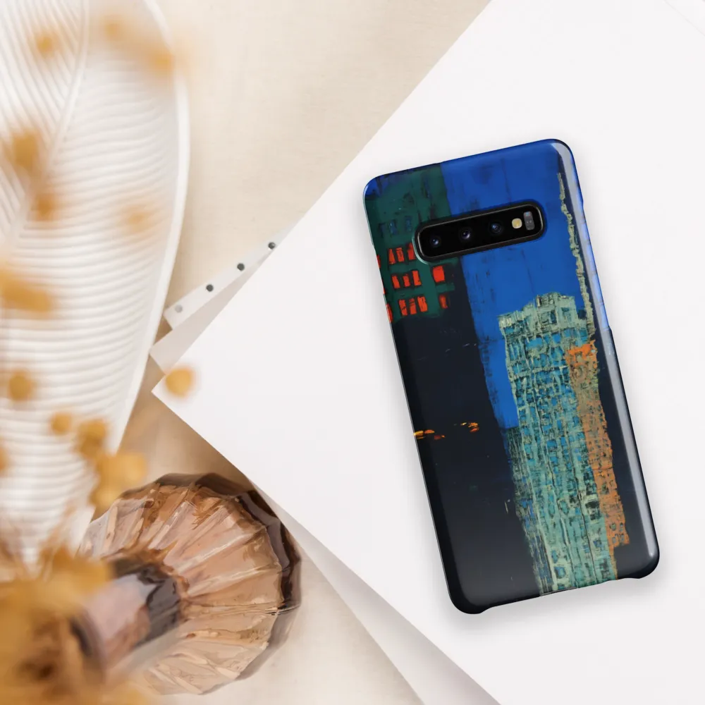 Urban Reflections: An Abstract Cityscape | Phone Case |  S10 Plus | Snap Case | Glossy