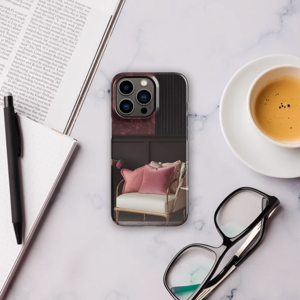 Elegance in Contrast: A Modern Interior Design | Phone Case |  13 Pro | Snap Case | Glossy