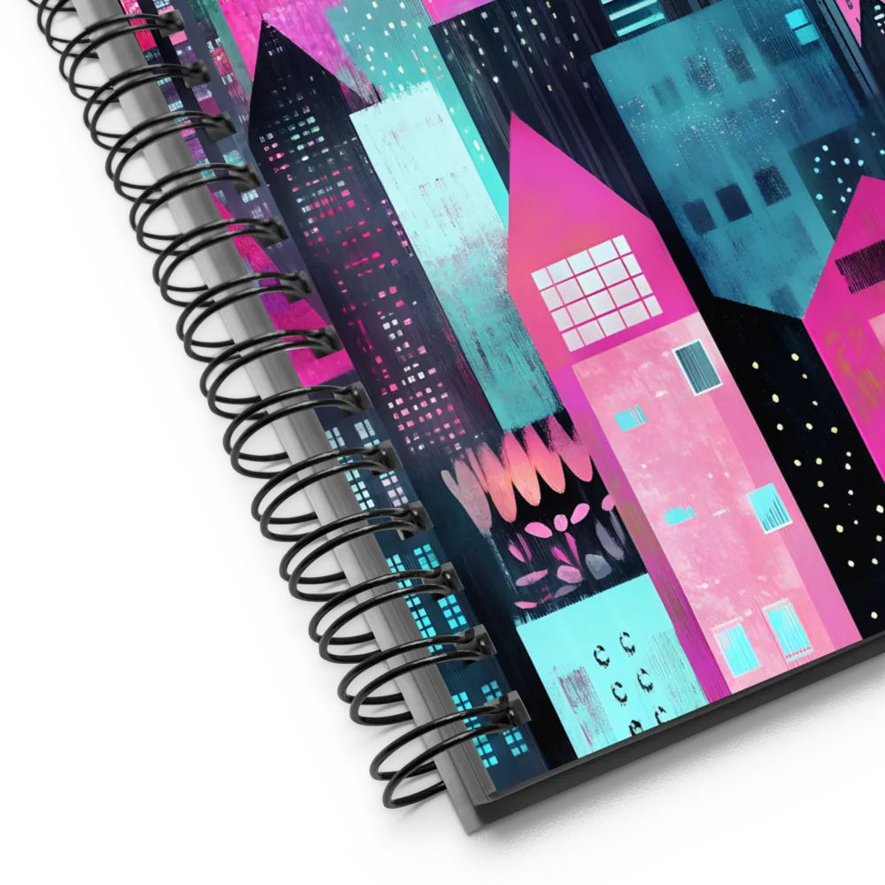 Electric Metropolis | Spiral Notebook