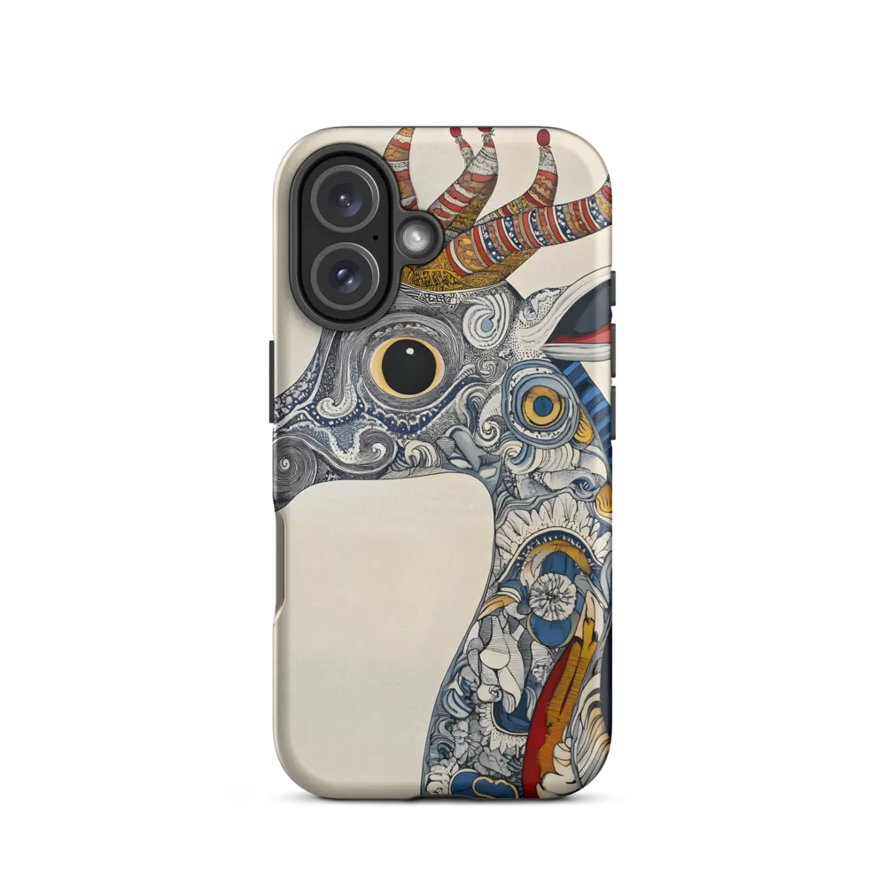 Whimsical Elegance: The Surreal Giraffe | Phone Case