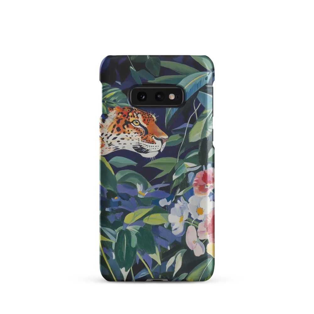 Hidden Majesty: The Jaguar Amongst Tropical Splendor | Phone Case |  S10e | Snap Case | Matte