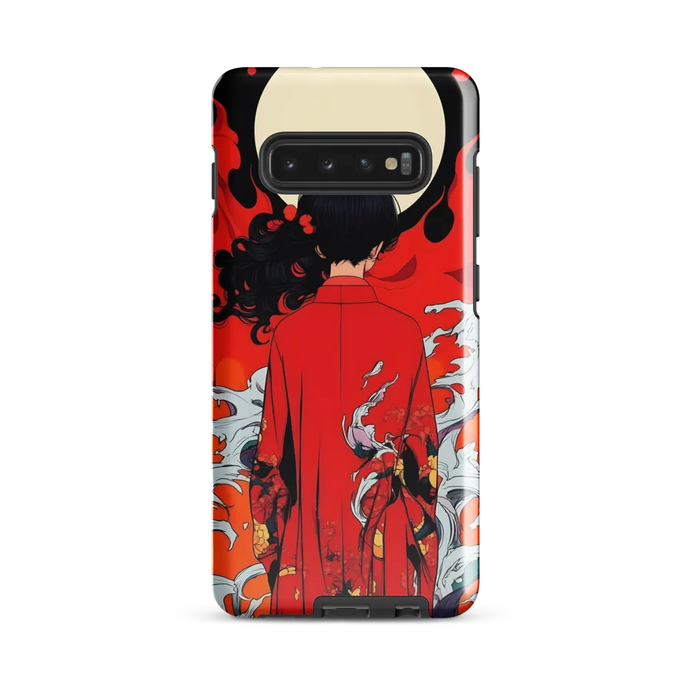 Ethereal Whispers of Flame and Water | Phone Case |  S10 Plus | Tough Case | Glossy