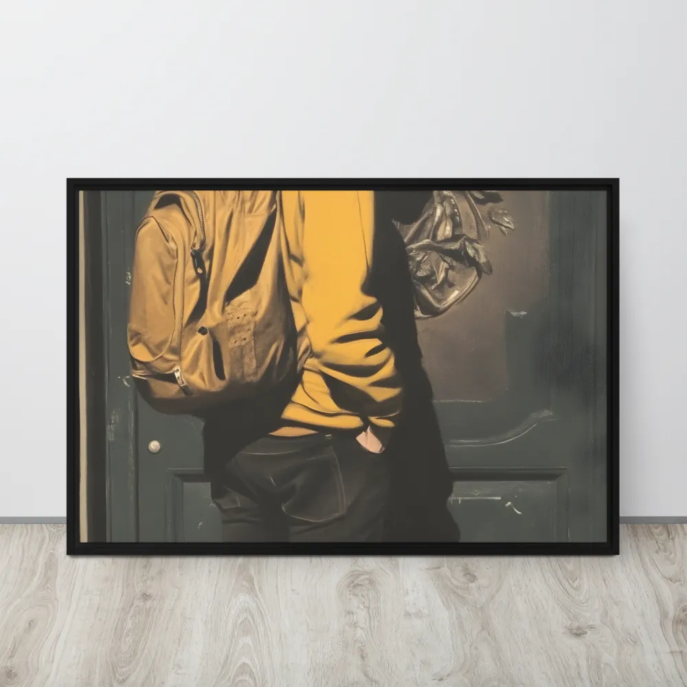 Silent Reflection | Canvas with Black Frame | 24″×36″