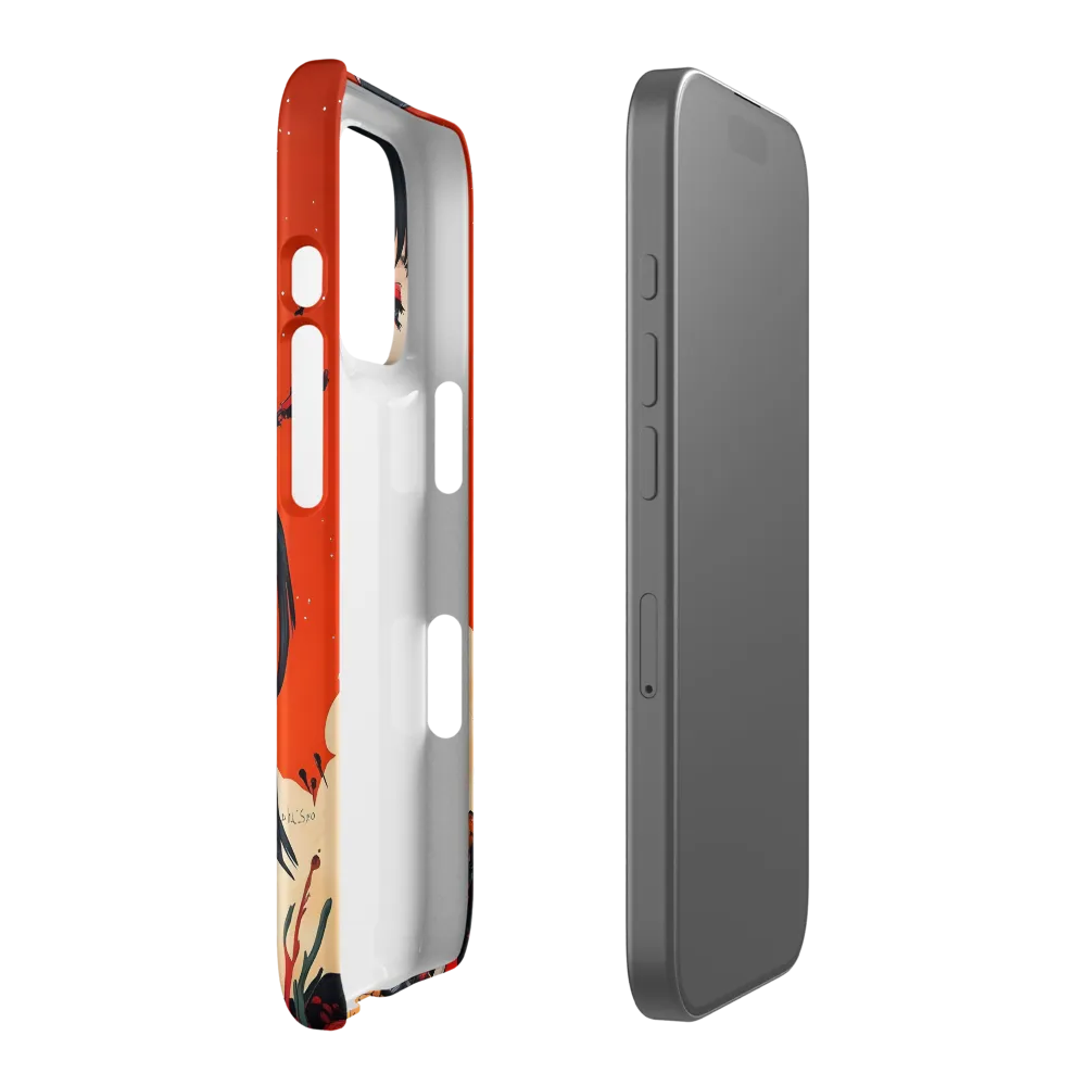 Ethereal Mechanica: A Cyberpunk Portrait | Phone Case |  16 Pro | Snap Case | Matte