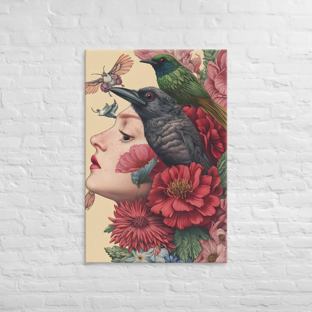 Harmony in Nature: The Floral Muse | Art Print