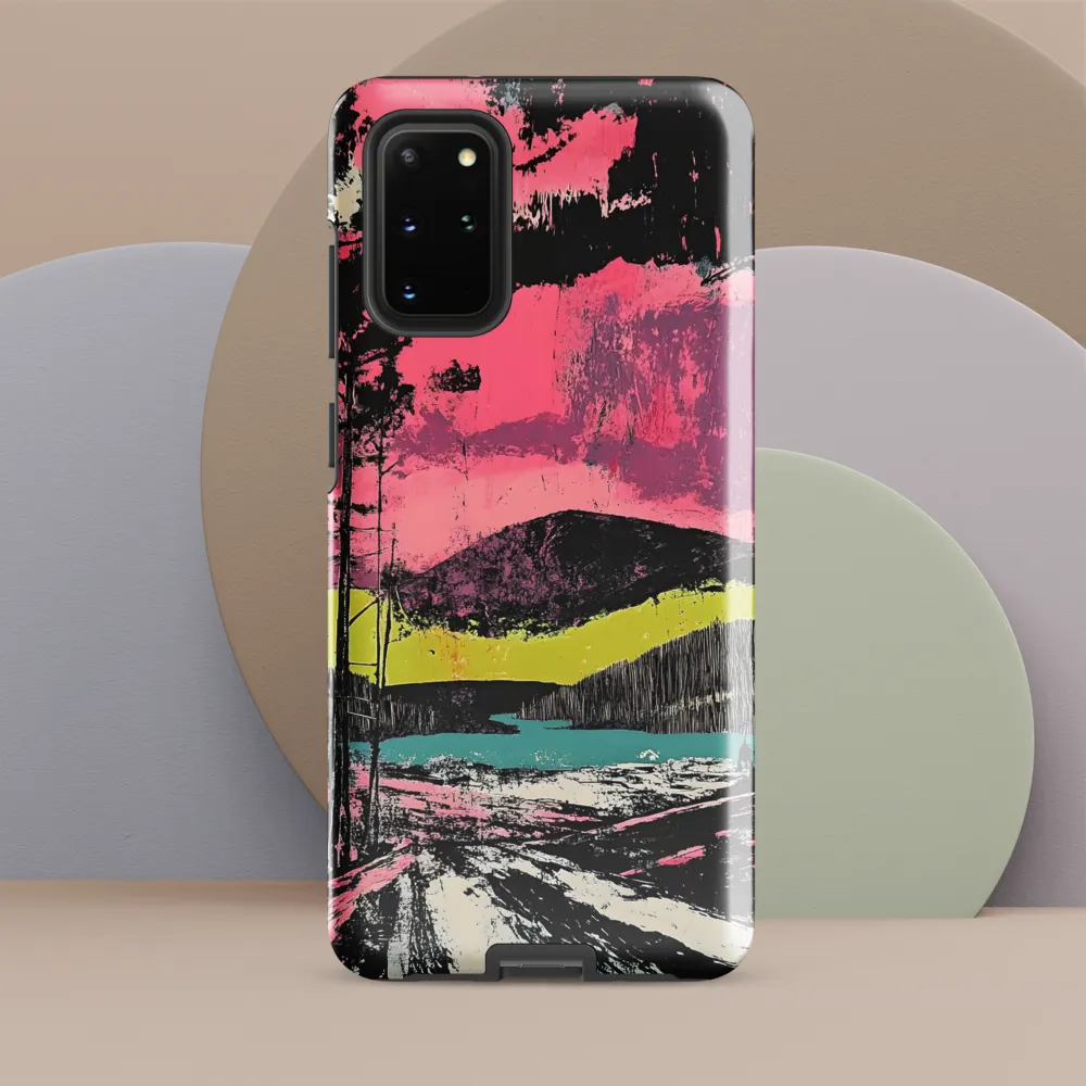Vibrant Horizons: A Landscape in Contrast