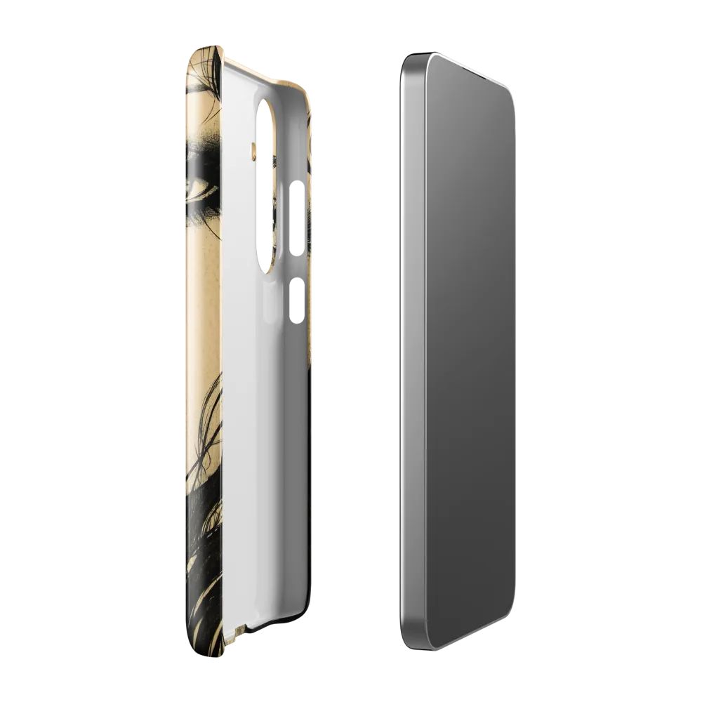 Enigmatic Gaze | Phone Case |  S24 Plus | Snap Case | Glossy