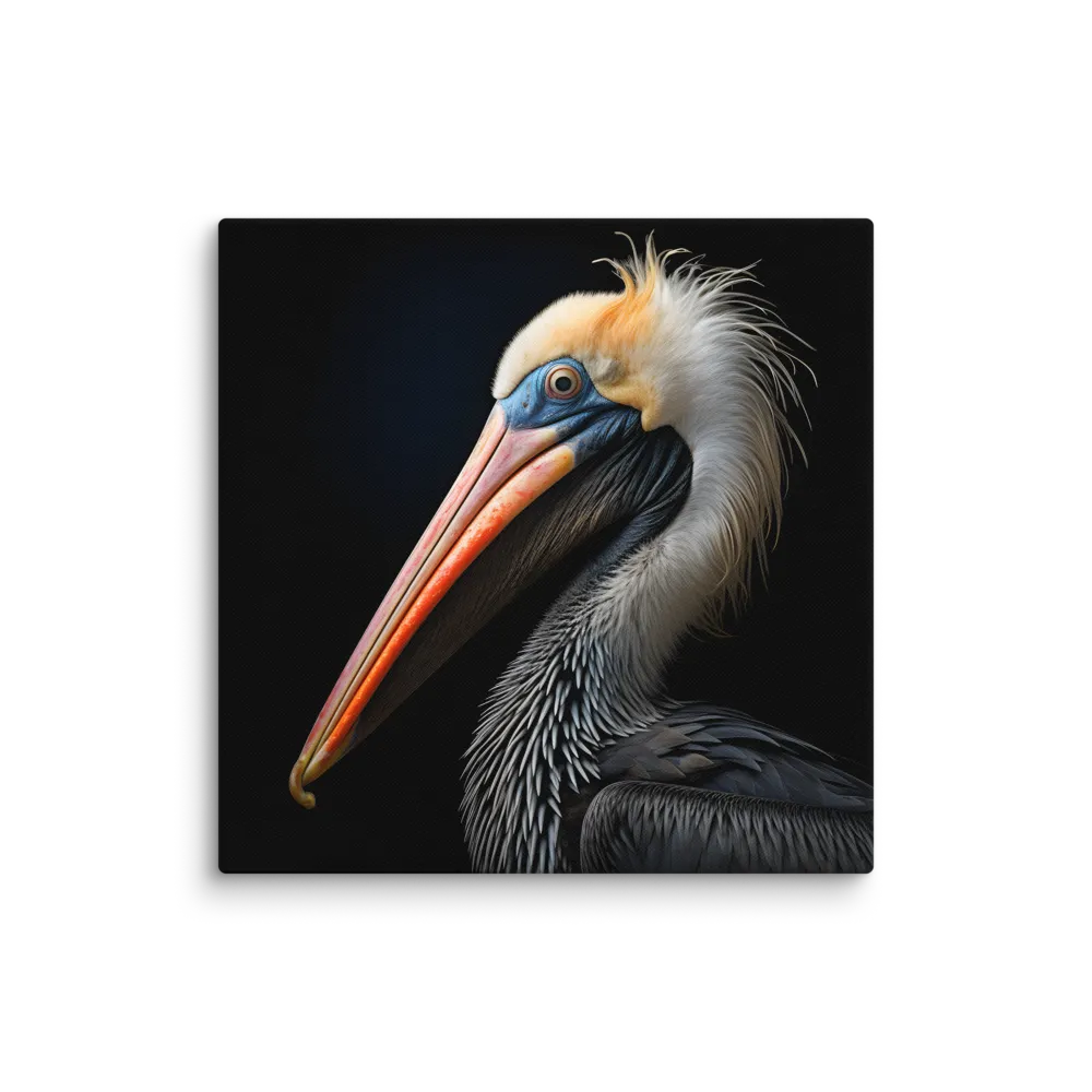 Majestic Portrait of a Pelican | Canvas | 36″×36″