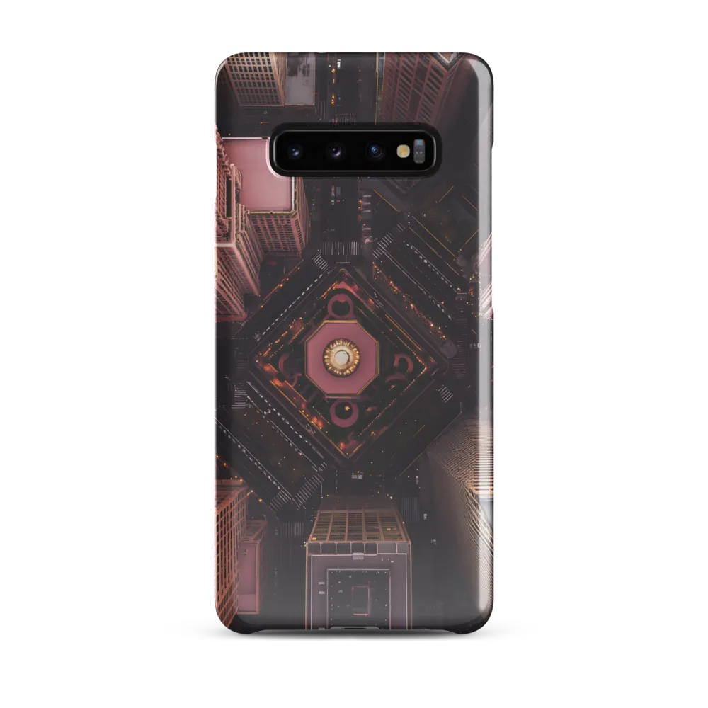 Urban Symphony: Aerial Views of the City | Phone Case |  S10 Plus | Snap Case | Glossy