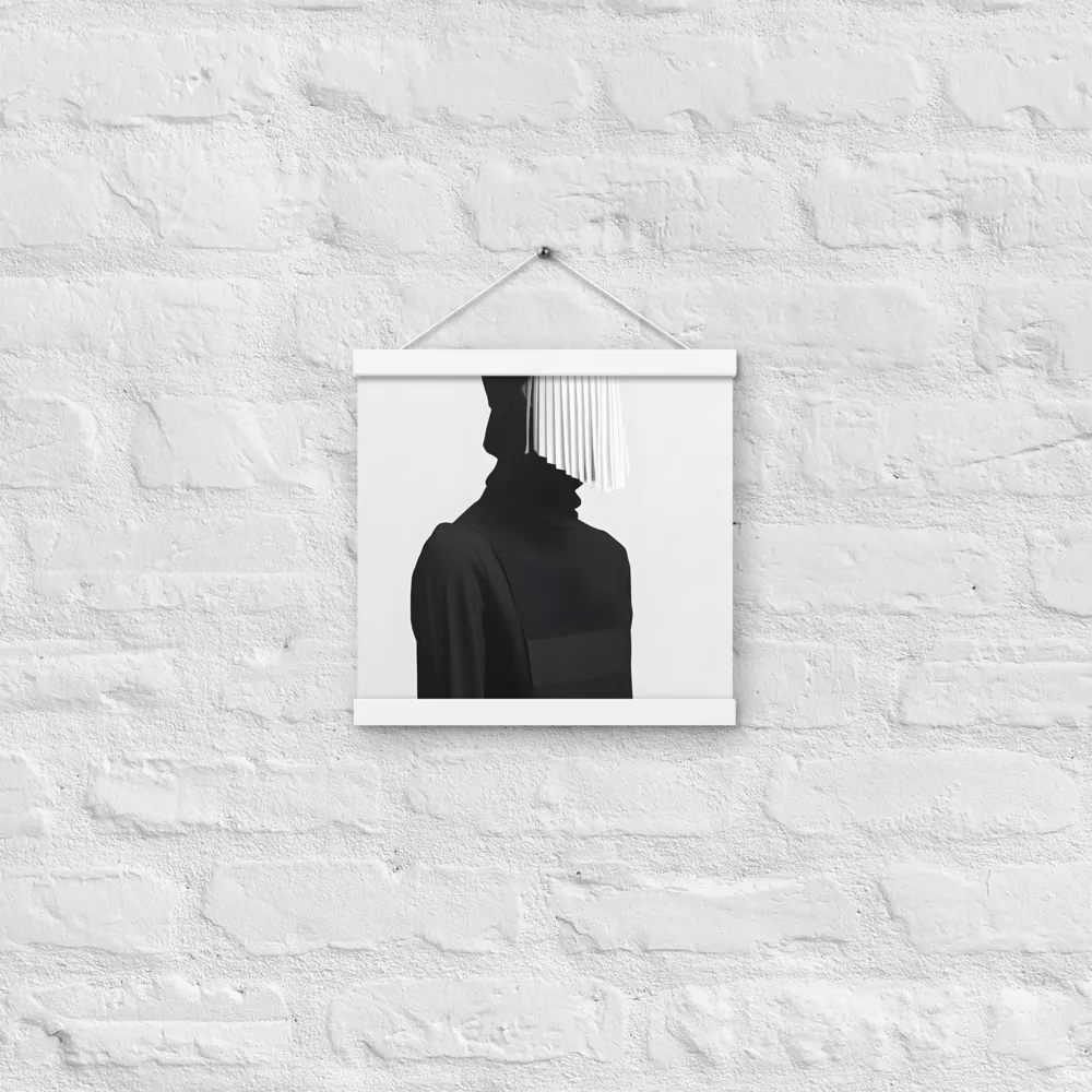 Veil of Mystery | Poster With White Wood Hanger | 12″×12″