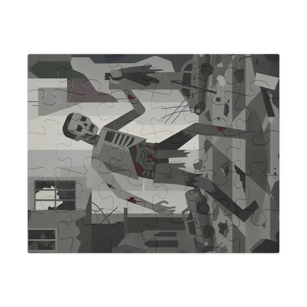 Ruin Walker 
 Jigsaw Puzzle in Tin Box