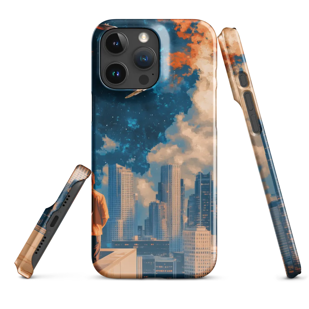 Cosmic Curiosity: A Glimpse into the Future | Phone Case |  16 Pro Max | Snap Case | Glossy
