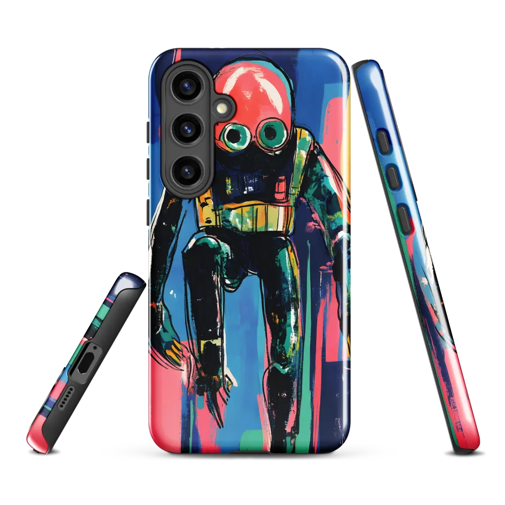 Diver in Vibrant Motion