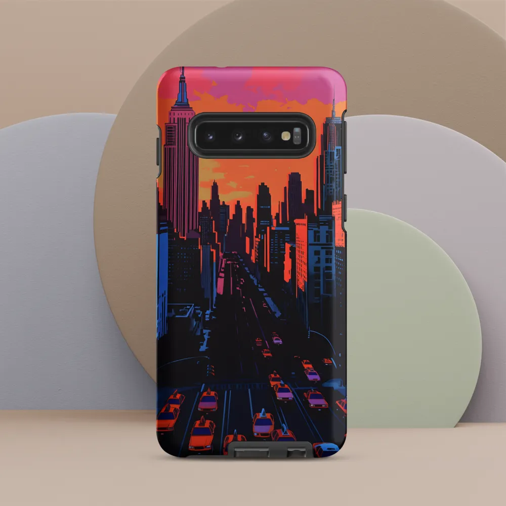 Sunset Over Skyscrapers