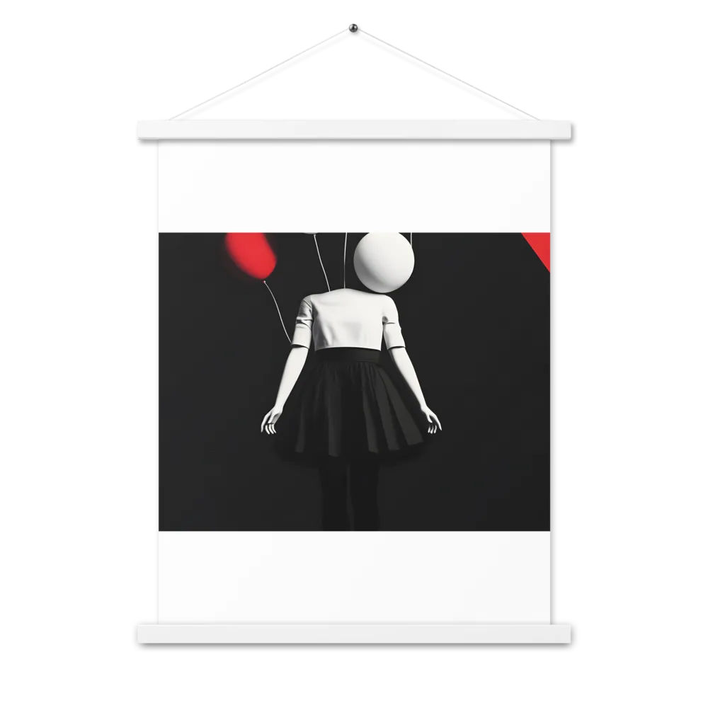 Suspended in Mystery | Poster With White Wood Hanger | 18″×24″