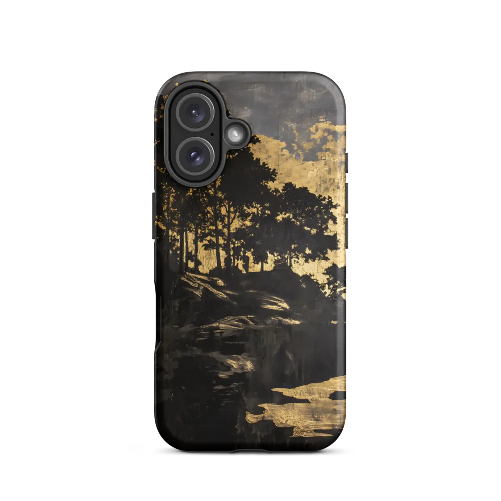 Golden Silhouettes | Phone Case |  16 | Tough Case | Matte