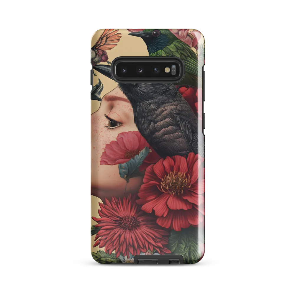 Harmony in Nature: The Floral Muse | Phone Case |  S10 Plus | Tough Case | Glossy