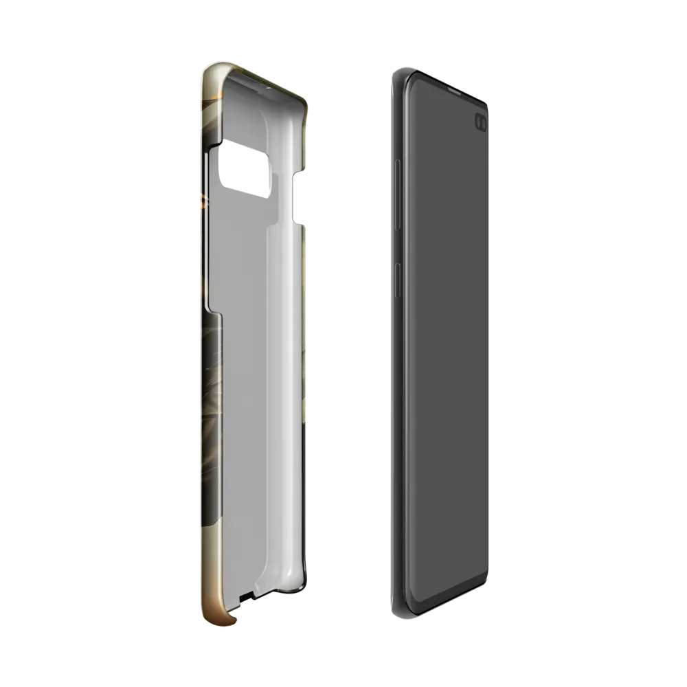 Ethereal Explorer: The Enigmatic Astronaut | Phone Case |  S10 | Snap Case | Glossy