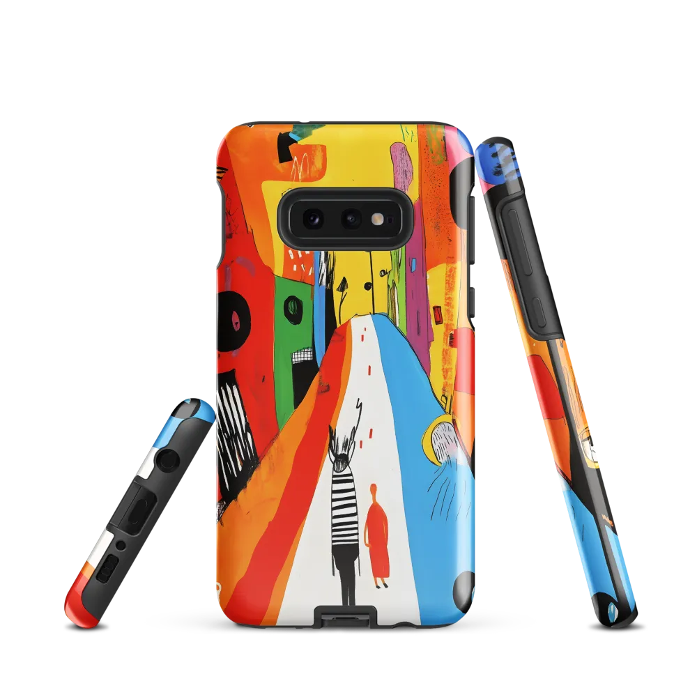 Vibrant Urban Journey | Phone Case |  S10e | Tough Case | Glossy