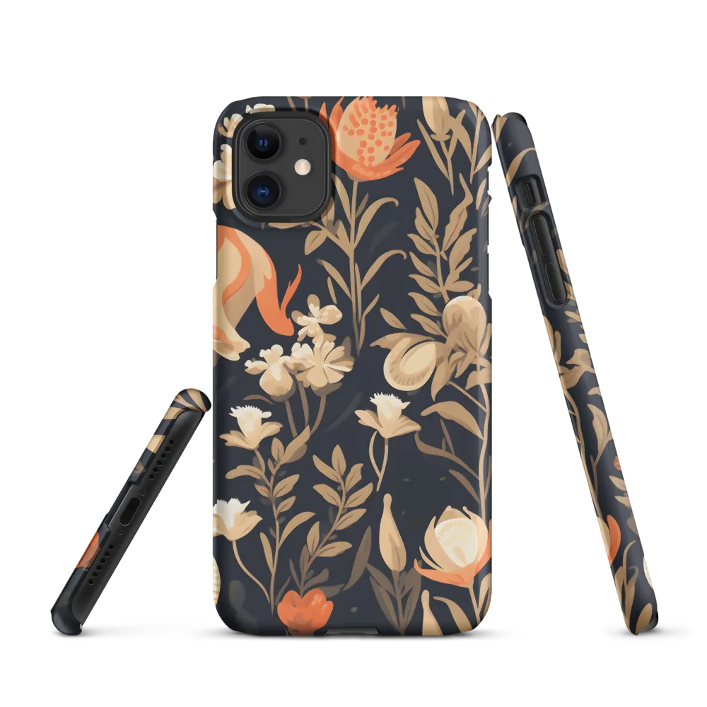 Floral Harmony: A Dance in the Dark
