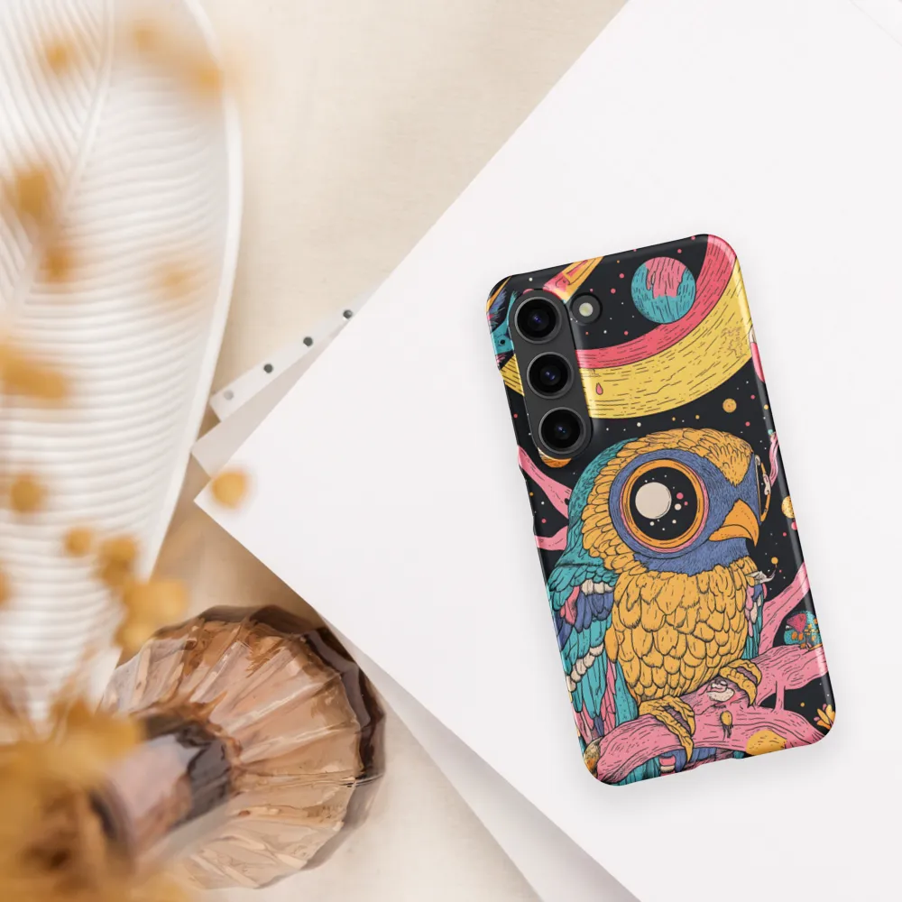 Whimsical Cosmic Owl