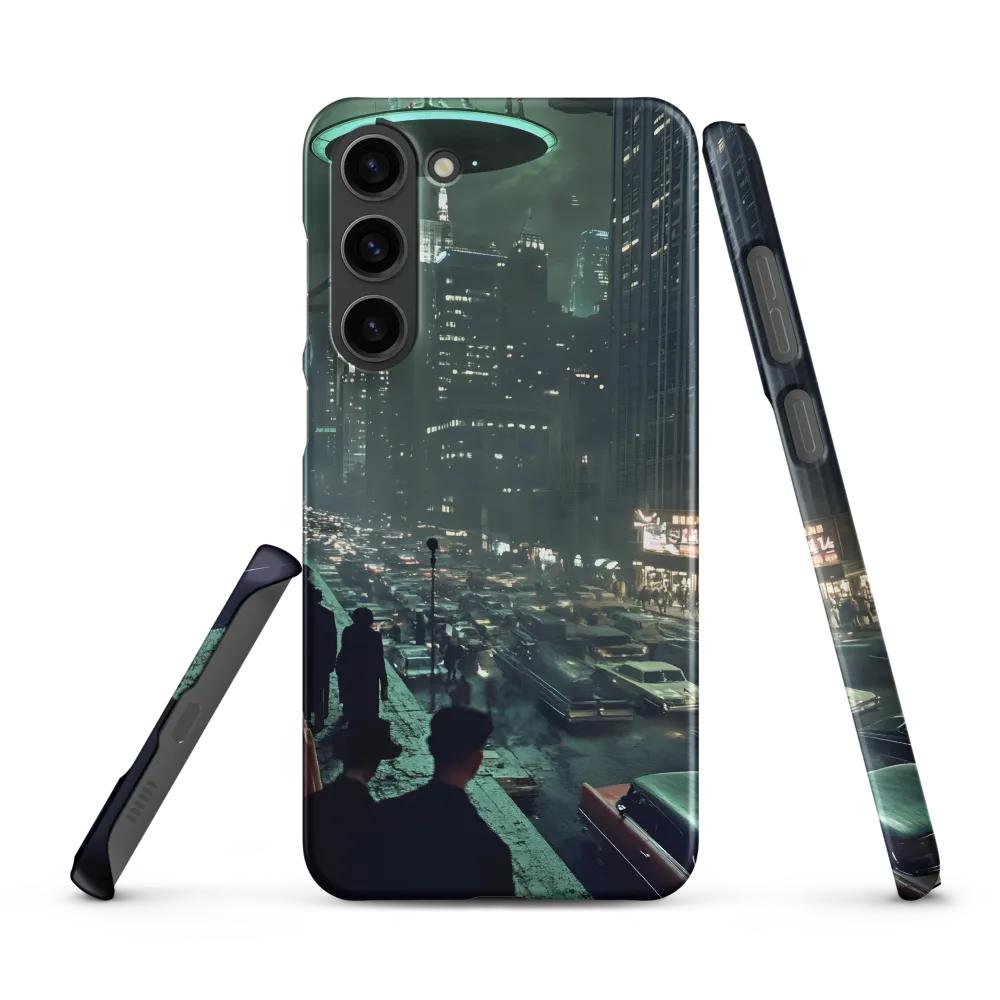 Mysterious Encounters in a Neon City | Phone Case |  S23 Plus | Snap Case | Matte