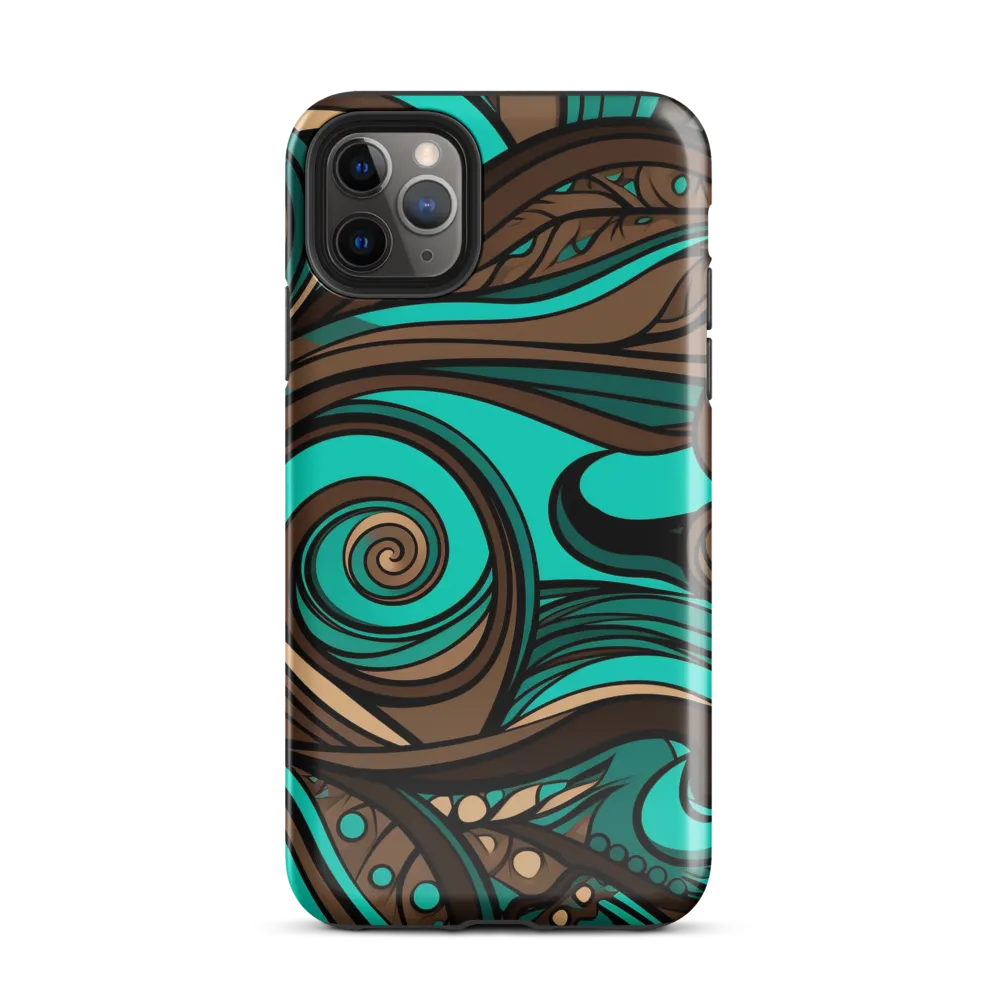 Fluctuating Currents | Phone Case |  11 Pro Max | Tough Case | Glossy