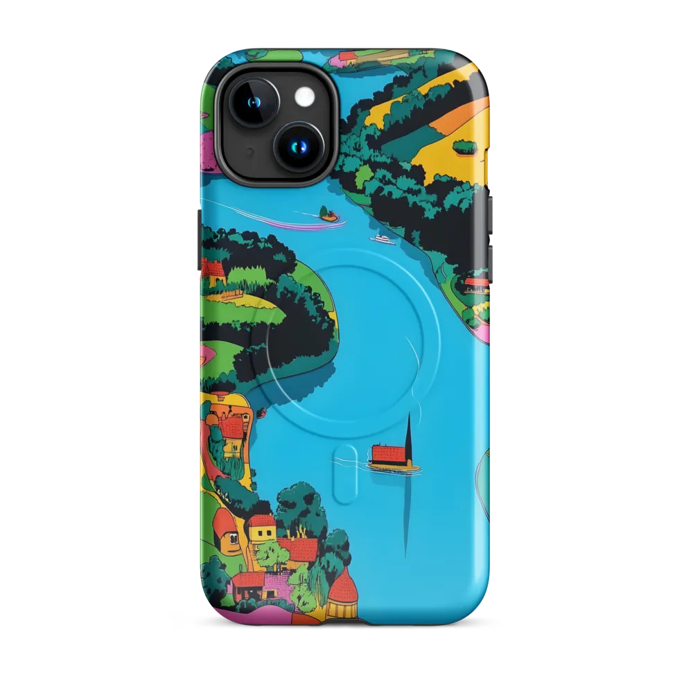 Whimsical River Landscape