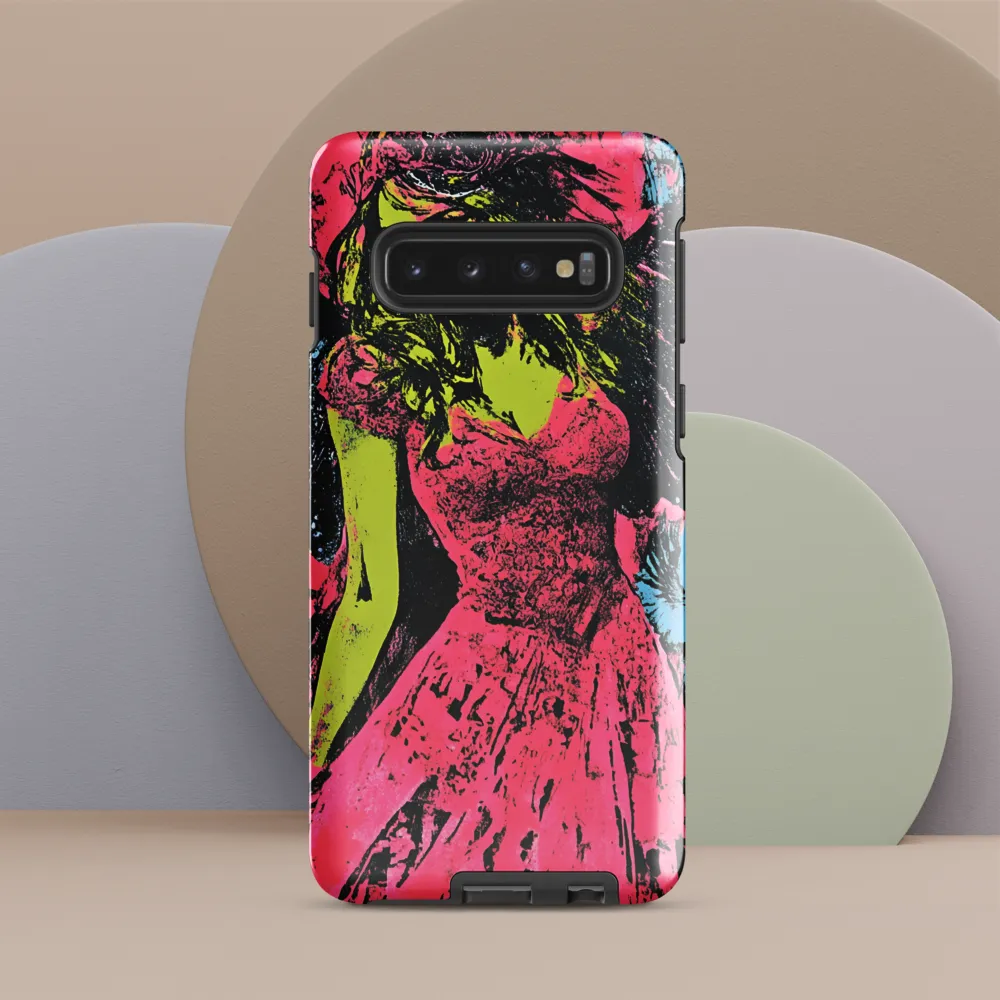 Mystical Angel in Neon Dreams