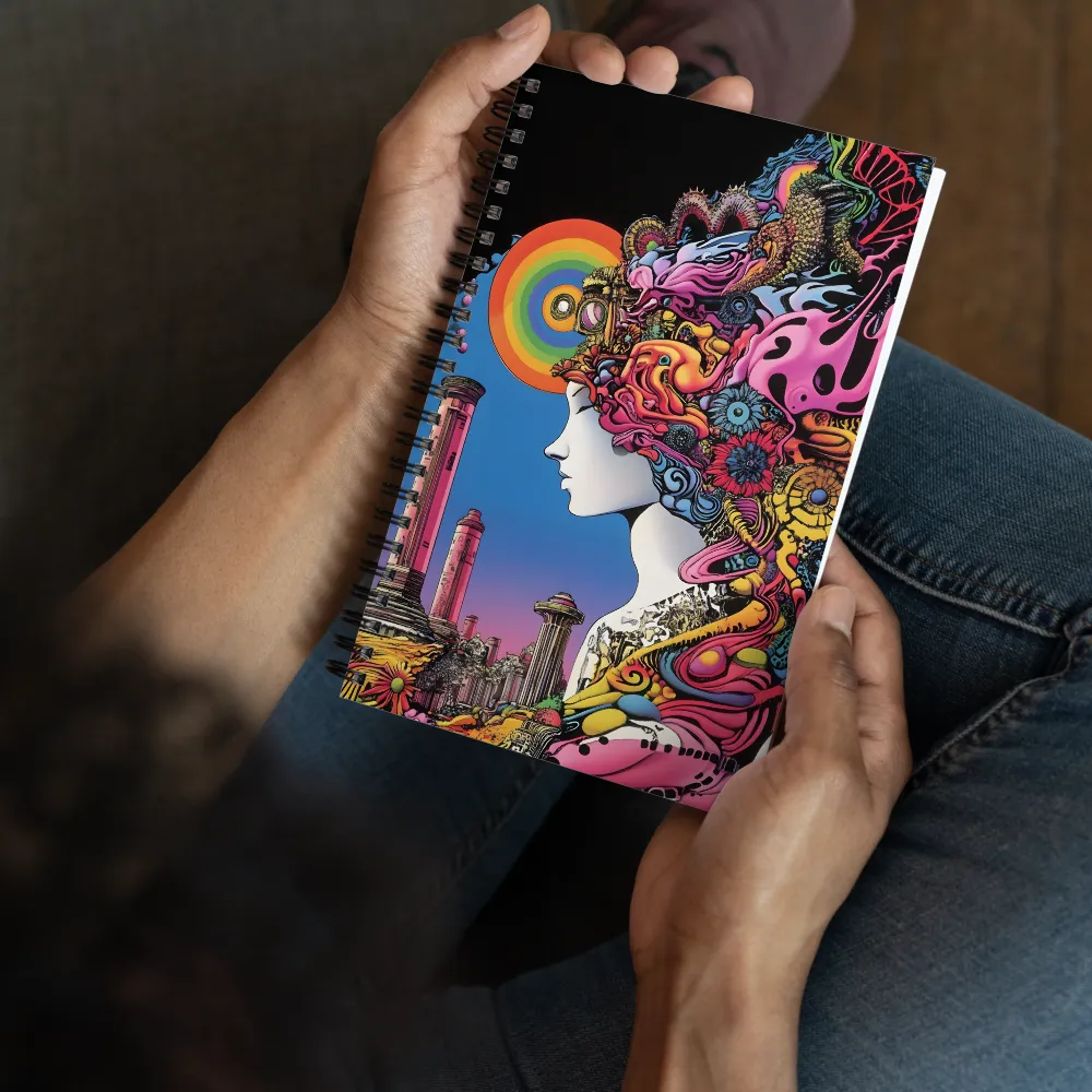 Whispers of the Psychedelic Dream | Spiral Notebook