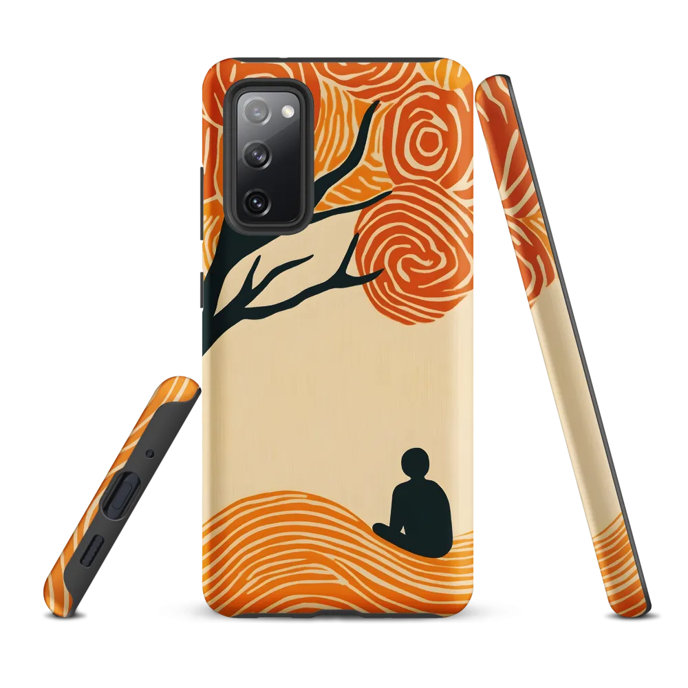 Silent Reflections under Swirling Leaves