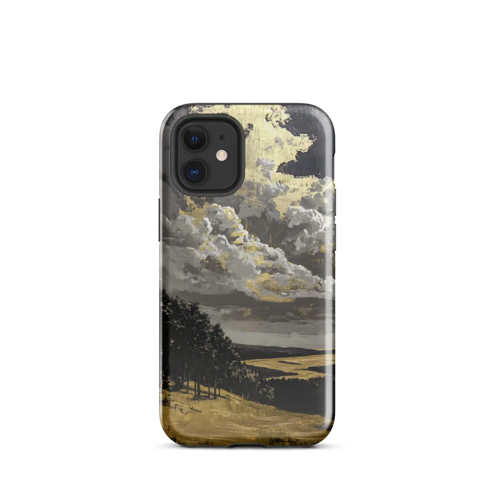 Golden Serenity in a Dramatic Sky
