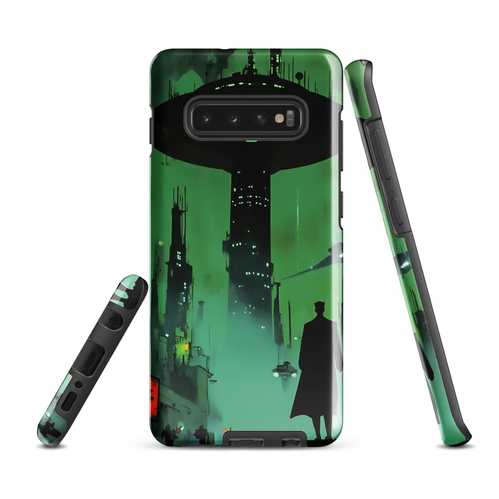 Urban Shadow: A Glimpse into the Future | Phone Case |  S10 Plus | Tough Case | Glossy