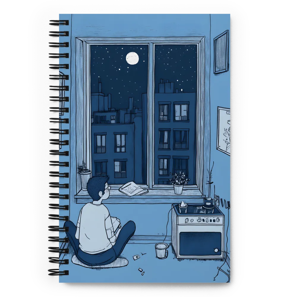 Moonlit Reverie | Spiral Notebook