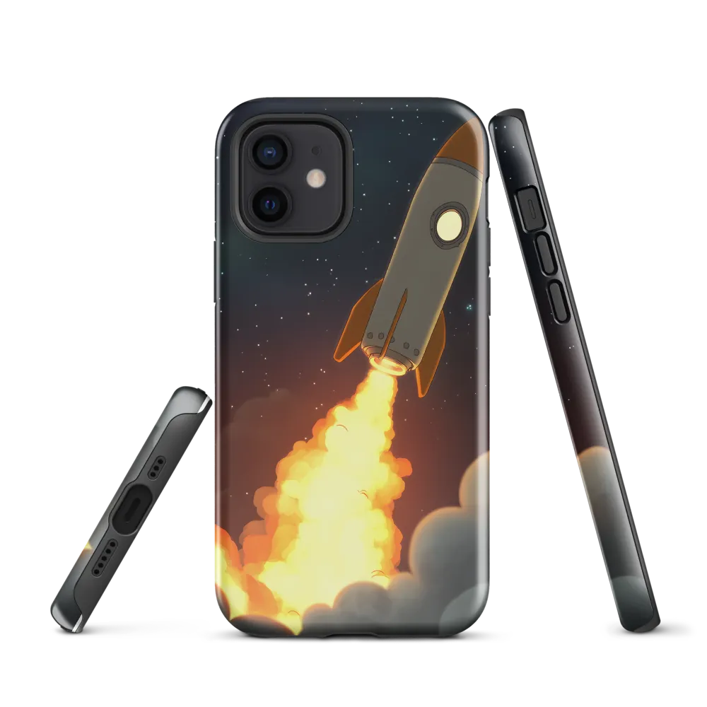 Launch into the Cosmos | Phone Case |  12 | Tough Case | Glossy