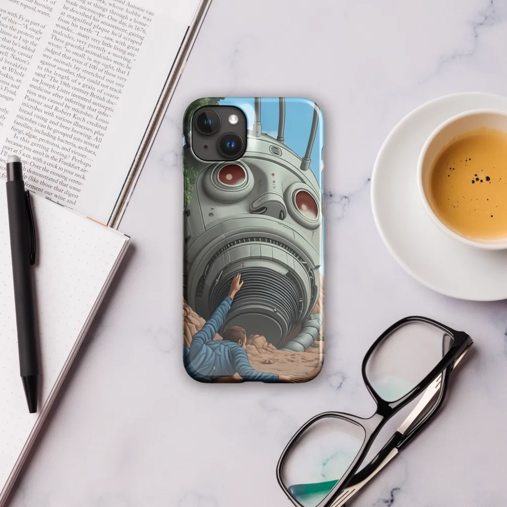 The Descent into Technological Abyss | Phone Case |  15 Plus | Snap Case | Glossy
