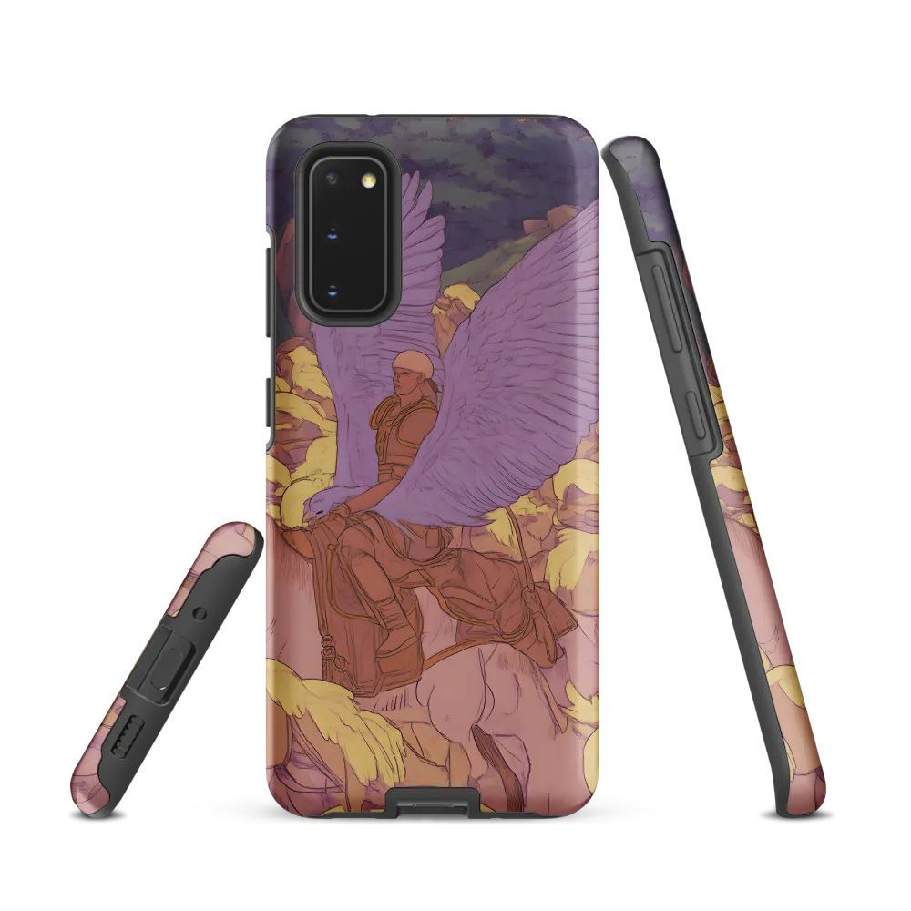 The Winged Guardian | Phone Case |  S20 | Tough Case | Matte