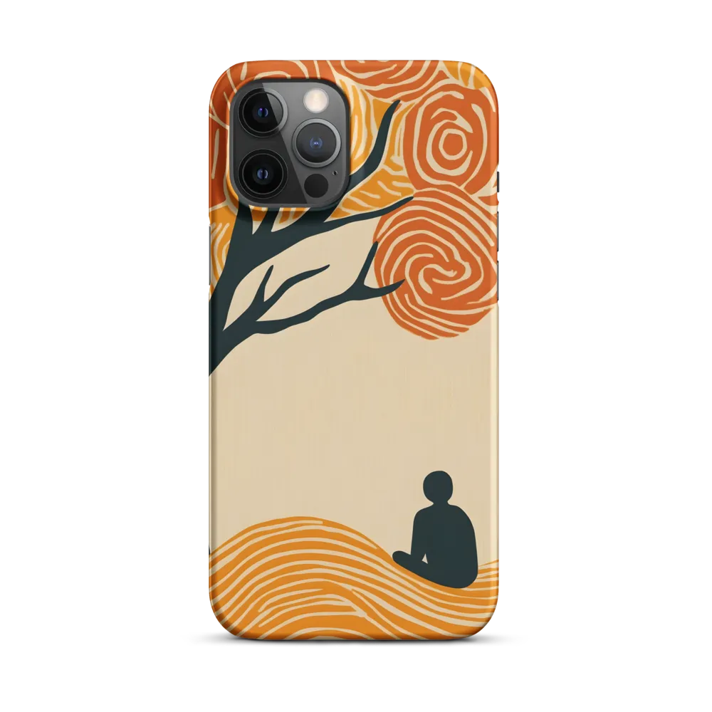 Silent Reflections under Swirling Leaves | Phone Case |  12 Pro Max | Snap Case | Matte