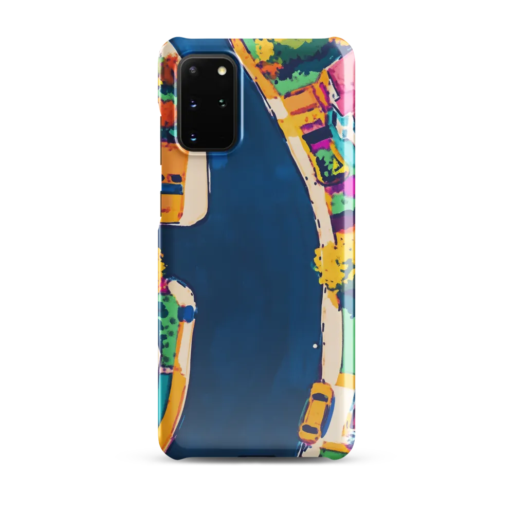 Curved Streets: A Vibrant Suburban Tapestry