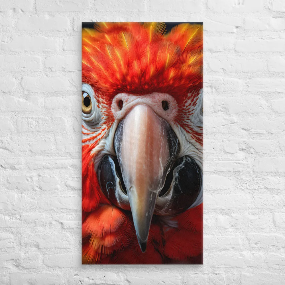 The Fiery Gaze of the Parrot