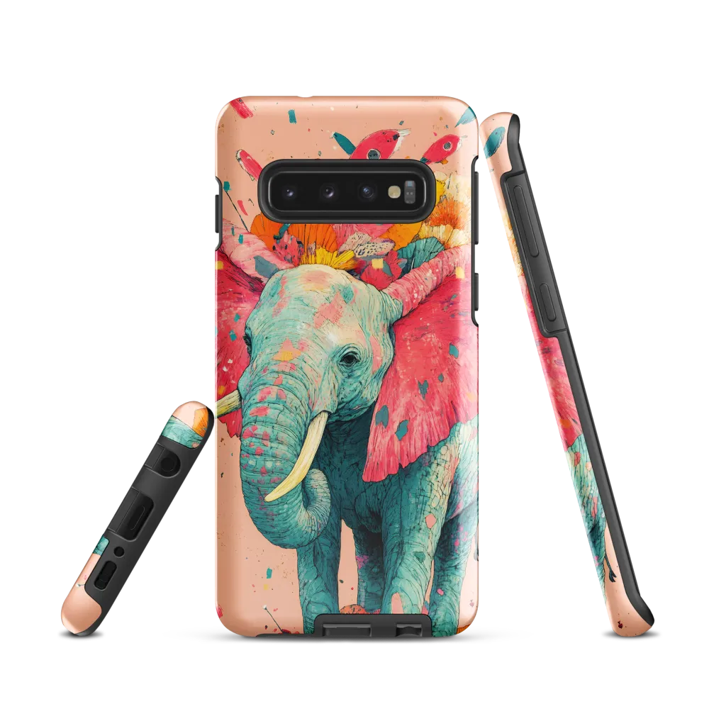Whimsical Elegance: The Floral Elephant