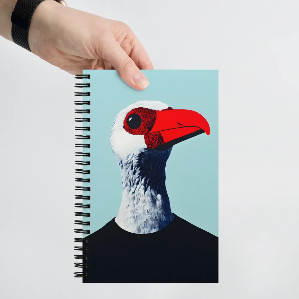 The Surreal Avian Portrait | Spiral Notebook