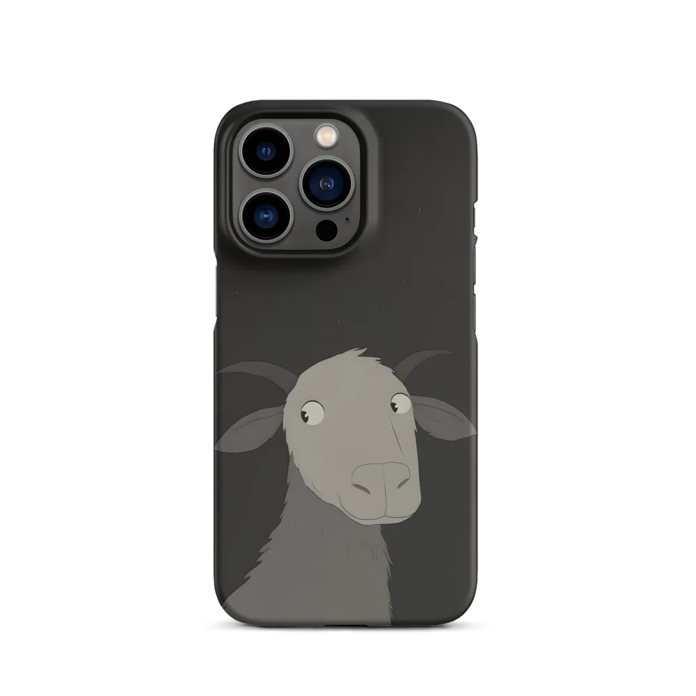 Whimsical Goat in Darkness