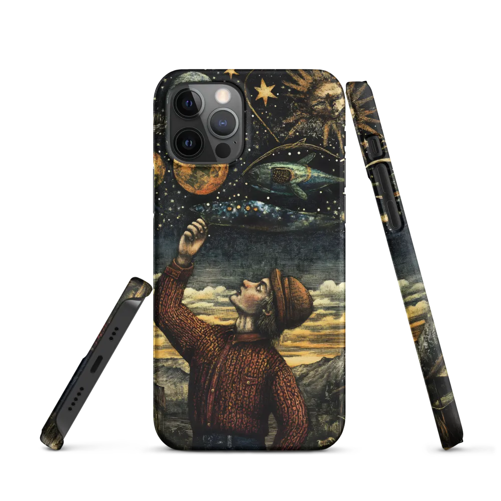 Cosmic Curiosity: A Journey Beyond Earth | Phone Case |  12 Pro | Snap Case | Matte