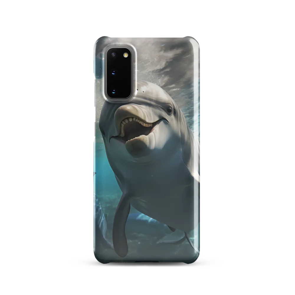 Beneath the Waves: A Dolphin's Dance
