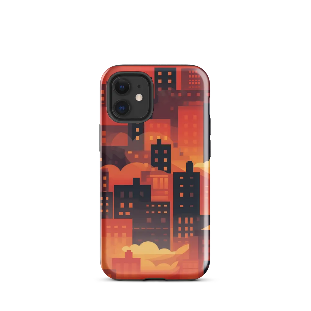 Radiance of the Urban Horizon | Phone Case |  12 mini | Tough Case | Glossy