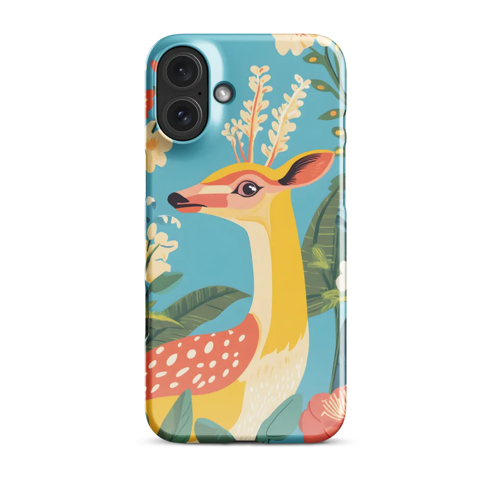 Serene Majesty: A Vibrant Deer Amidst Flora
