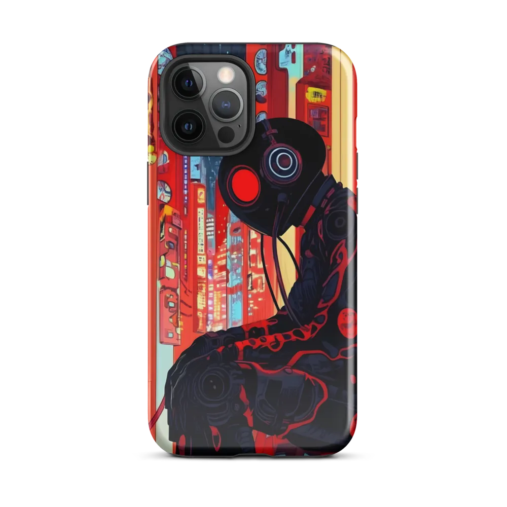 The Weight of Neon Dreams | Phone Case |  12 Pro Max | Tough Case | Glossy