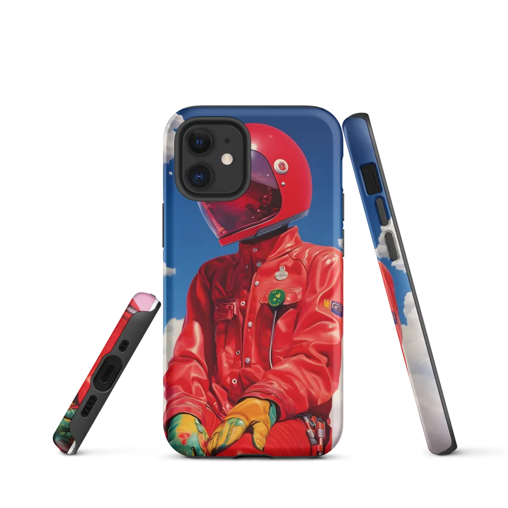 Astronaut in Crimson