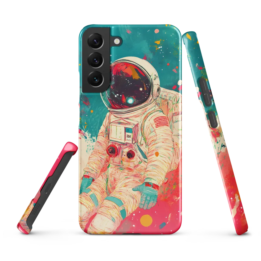 Cosmic Explorer: An Astronaut's Journey | Phone Case |  S22 Plus | Snap Case | Glossy